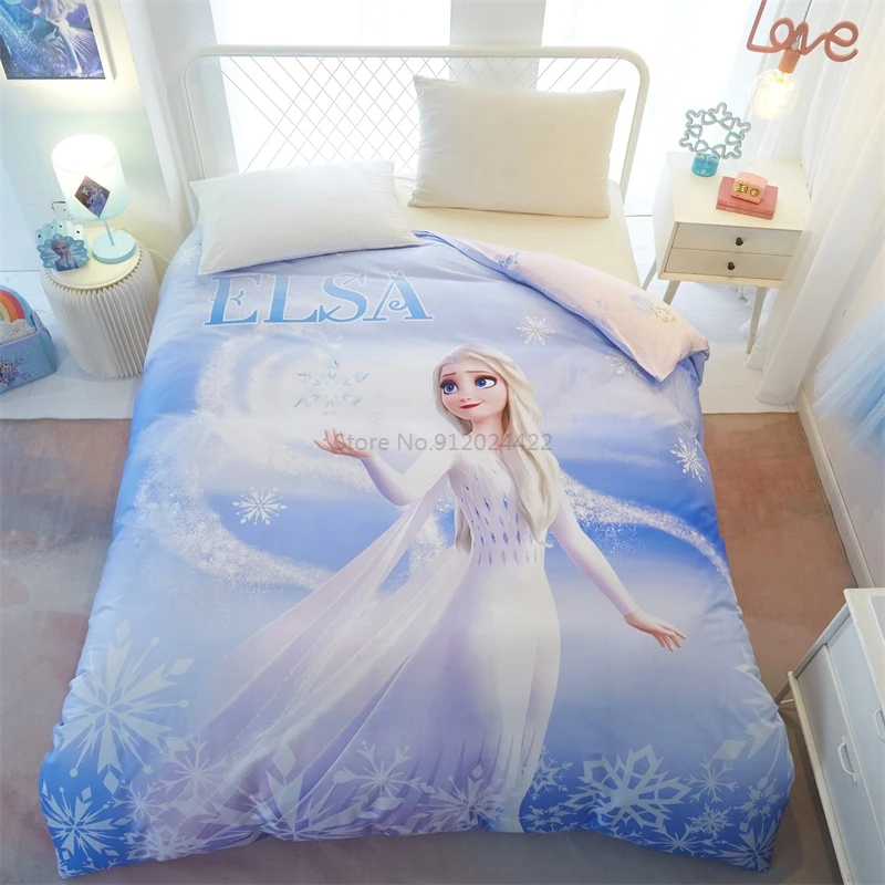 

Disney Frozen Elsa Princess Duvet Covers Quilt Cover Comforter Cover Twin Full Queen King Size Children Bedding Bedclothes Gifts