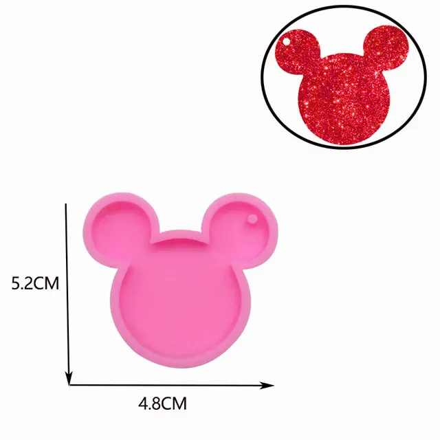 

Mouse Head shaped Epoxy Resin Fondant Silicone Mold for DIY Pastry Cupcake Dessert Plaster Decoration Kitchenware Baking tool