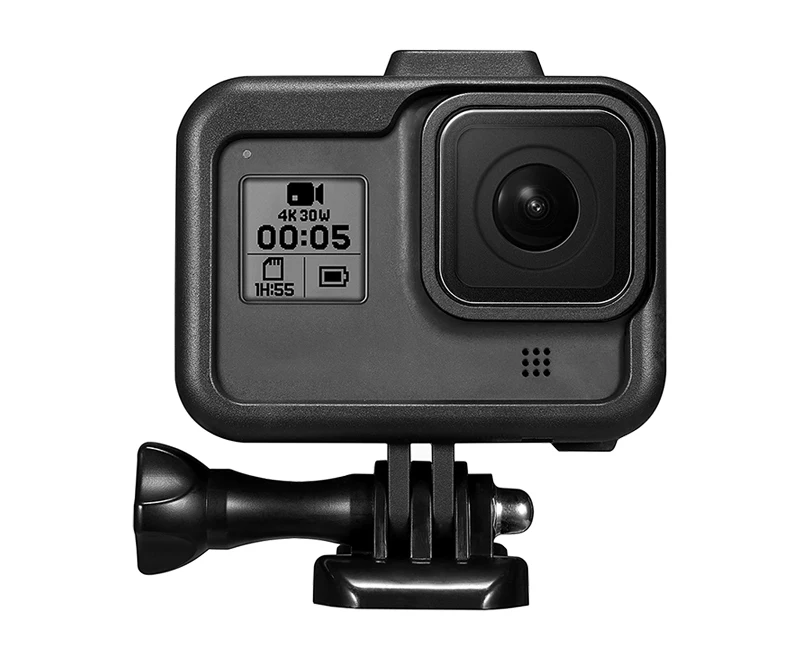 Защитный чехол Vlogging для GoPro Hero 8 с черным креплением для микрофона Vlog Cage корпус в виде ракушки рамка клетка с холодным башмаком