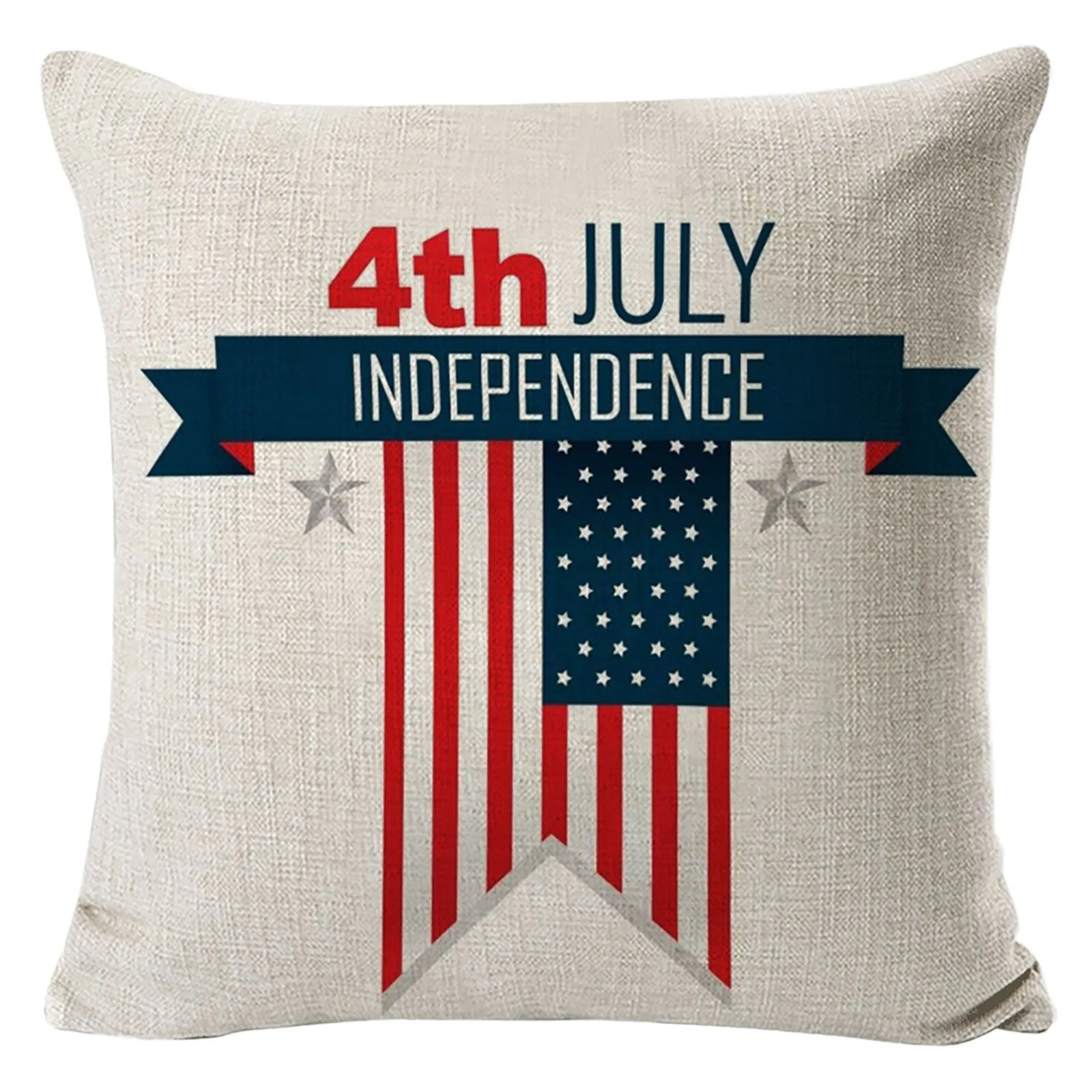 День Независимости семейная Подушка семьи Чехол обниматься Мягкий на подушку