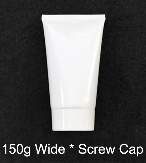 150ml 5 мл 10 мл 30 мл 50 мл 100 мл 200 мл белая пластиковая мягкая бутылка для макияжа для выдавливания крема пузырьки для шампуня емкость для лосьона 30 шт - Цвет: 150ml