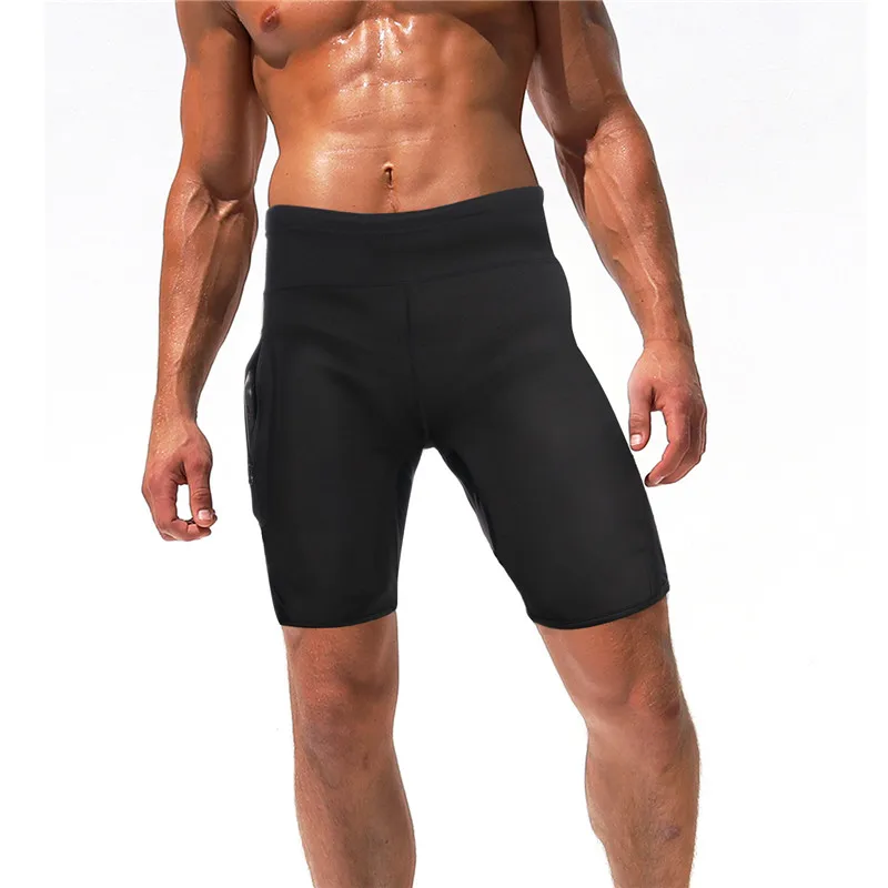 Junlan снижающие штаны для мужчин тренировочные укороченные брюки шорты похудения