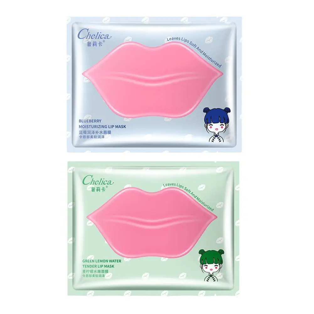 

10Pcs Beauty Lip Plumper Pink Crystal Collagen Lip Mask Patches Moisture Essence Wrinkle Ance Cosmetics Skin Care