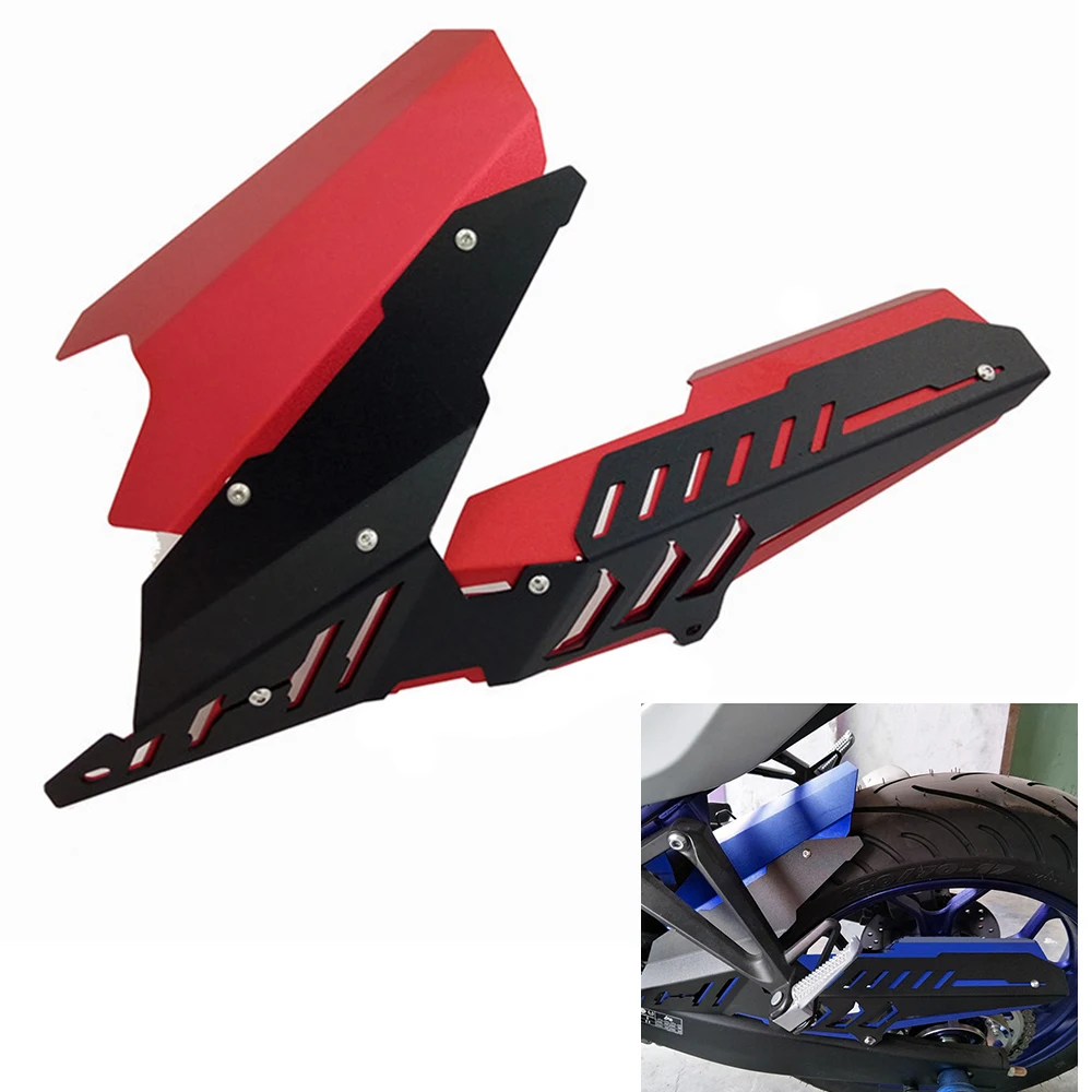 

Motorcycle Fender chain box CNC Modified rear fender rear chain box protection cover For YAMAHA YZF-R25 R3/MT-03 2015-2017/13-17