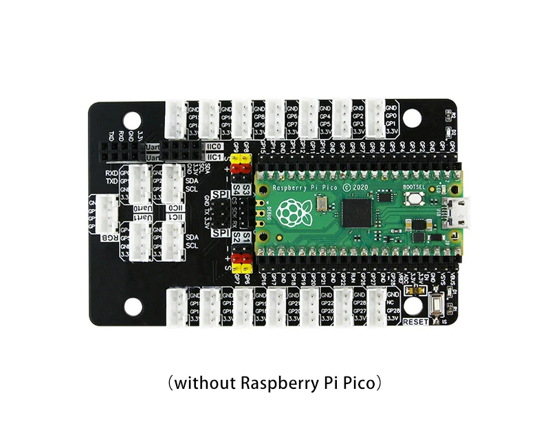 Плата расширения датчика яхбум Raspberry Pi Pico с сервоконтактами последовательный