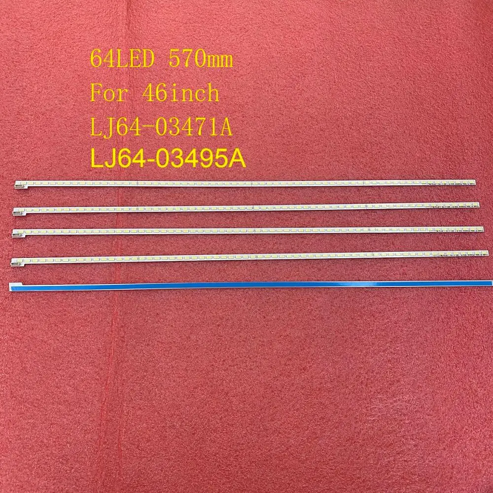Светодиодная подсветка для 46-LEFT LJ64-03471A LJ64-03495A TOSHIBA 46TL933 46TL938 46TL966 46TL968 46EL300C L46V7300A, 5 шт./лот