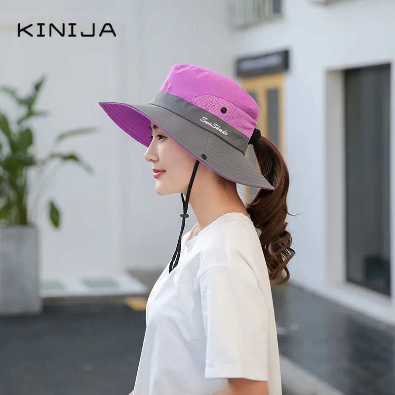 Летняя женская хлопковая солнцезащитная Кепка Солнцезащитная УФ шляпа для