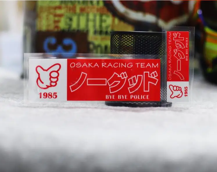 Osaka Racing Team Stickers Kanjo JDM Japan Drift Decal Motorcycle Reflective  Car Styling Vinyl  for Car Scooter Dirt Bike