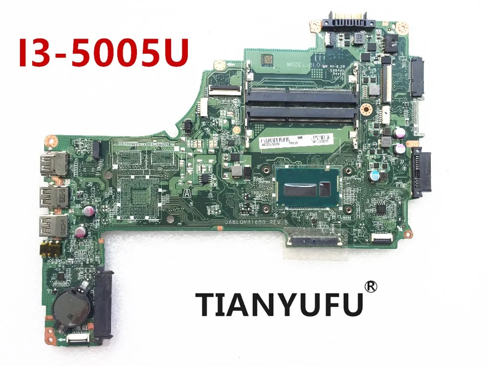 Для TOSHIBA Satellite S55 S55-C S55-C5274 материнская плата i3-5005U DABLQMB16B0 Материнская плата ноутбука протестирована работа