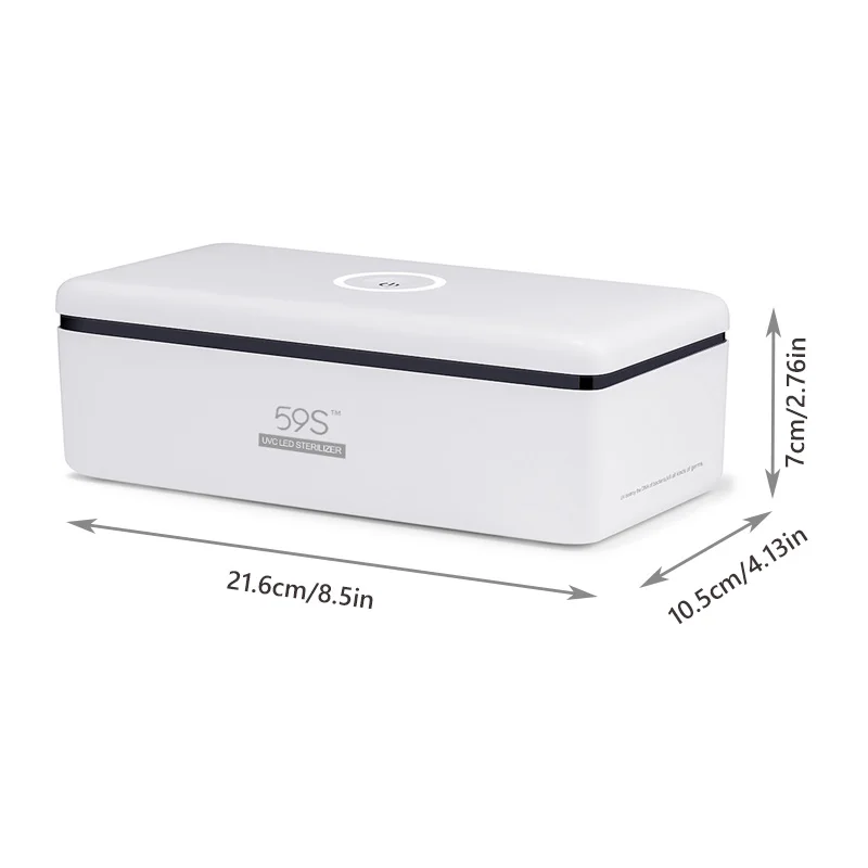 

UV Sterilizer Box Beauty Tools Sterilizer Portable Disinfection Box Storage Box For Makeup Salon Nail Art Personal Care Device