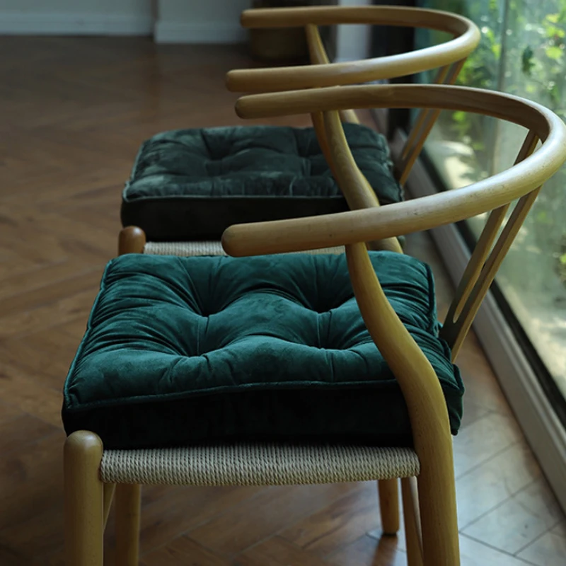 Грязеотталкивающая бархатная квадратная подушка для стула 6 цветов|Подушка| |