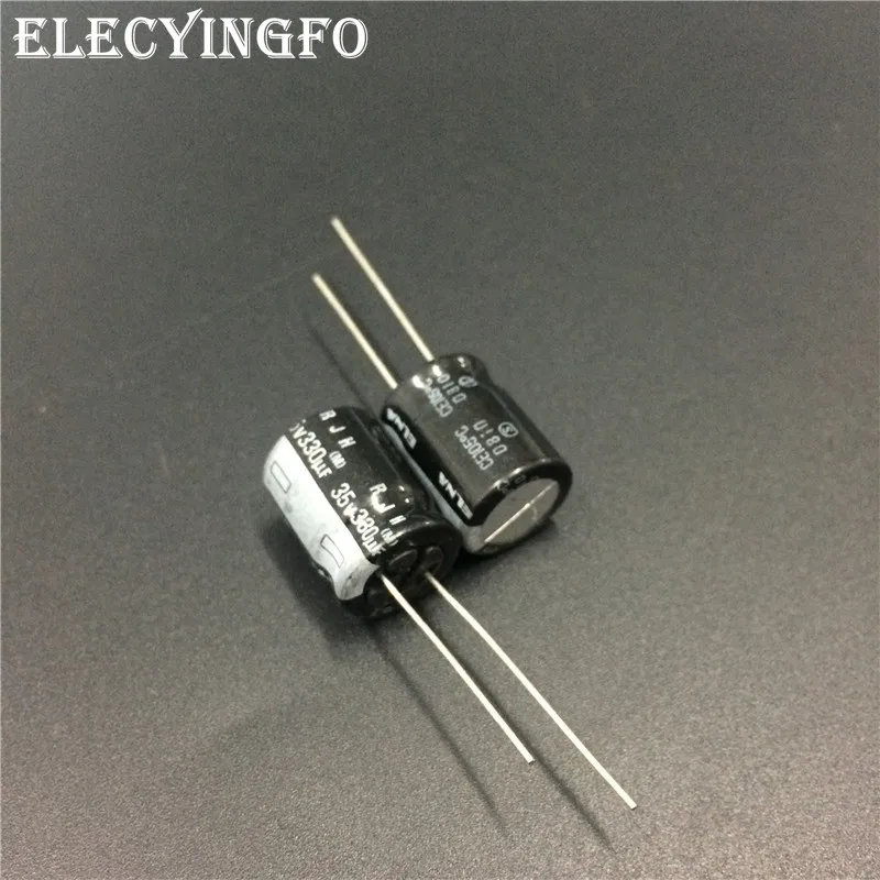 10 шт. аудио конденсатор с низким сопротивлением 330 мкФ 35V330UF ELNA RJH Series 12x16 мм