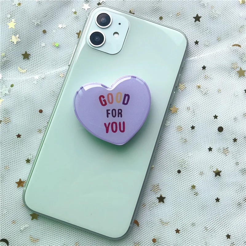 

Love shape Expanding stand and Grip for mobile phone holder finger ring stand promotional gift Popular socket grip