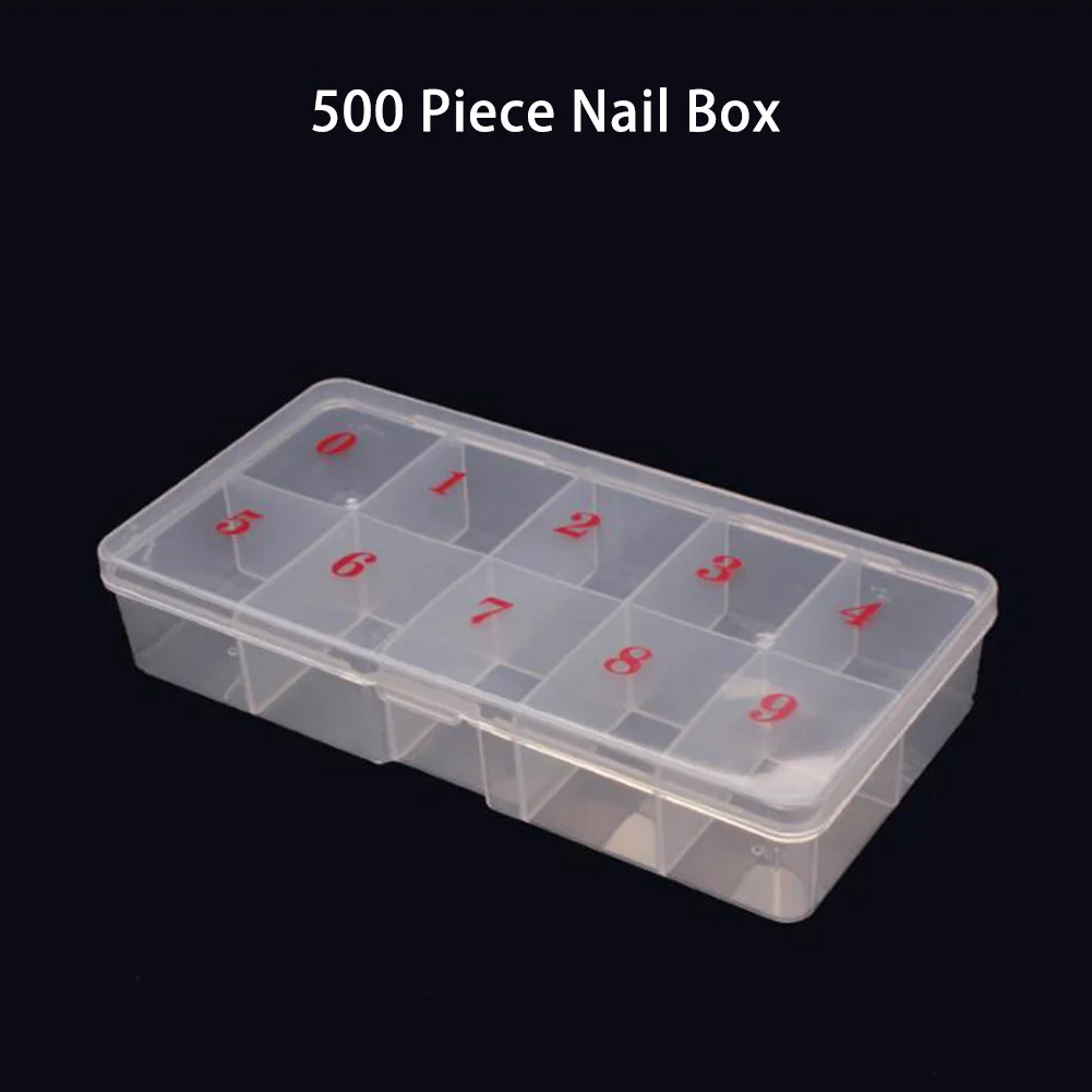 Контейнер для хранения накладных ногтей 10 ячеек| |