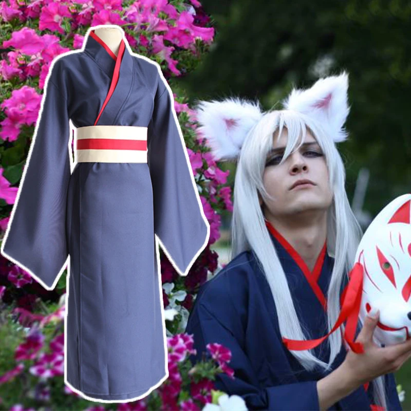 

Anime Kamisama Kiss Cosplay Costumes Tomoe Cosplay Costume Blue Kimono Halloween Men Kamisama Hajimemashita Cosplay Costume