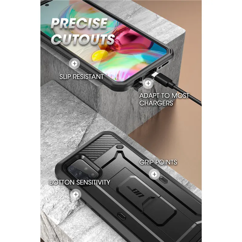 for samsung galaxy a71 case not fit a71 5g series supcase ub pro full body rugged holster cover with built in screen protector free global shipping