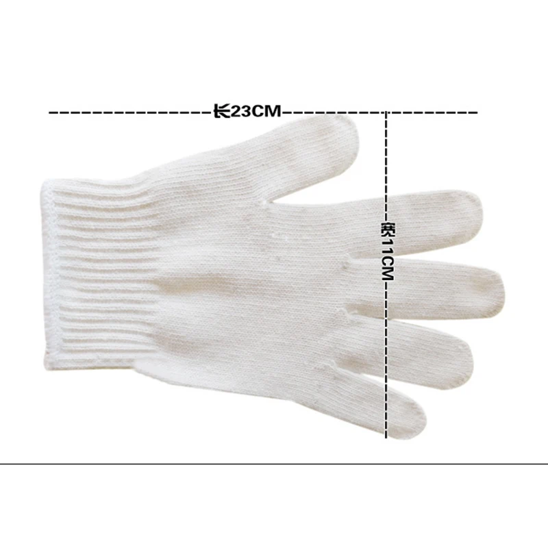 Высококачественные износостойкие рабочие перчатки из толстого хлопка с защитой