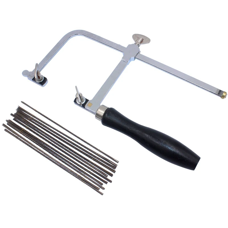 

Promotion! Jeweler'S Saw Frame Adjustable With 144 Blades Professional Jewelry Making Kit
