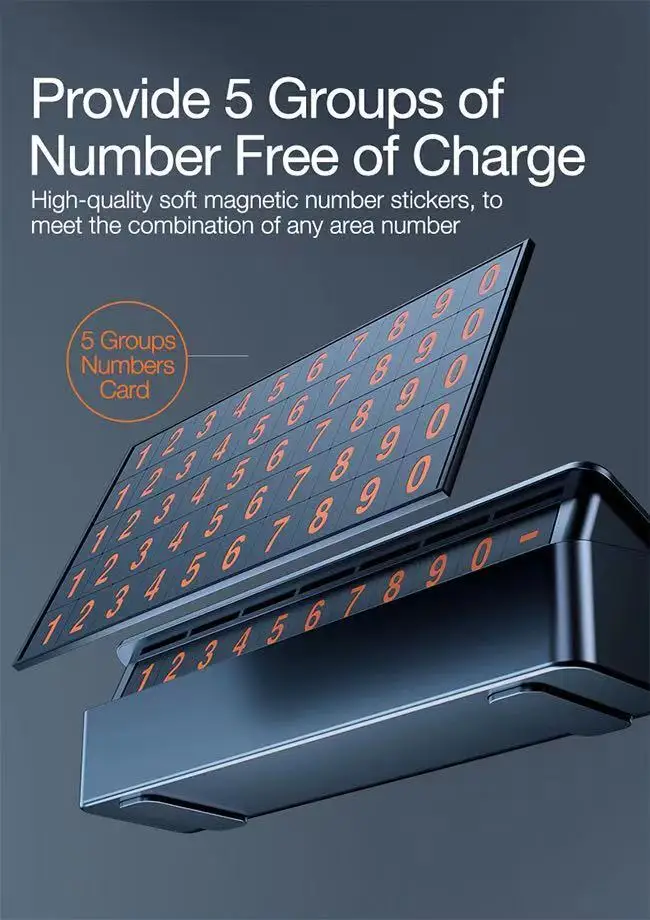 Автомобильные брелки с логотипом для временной парковочной карты магнитной