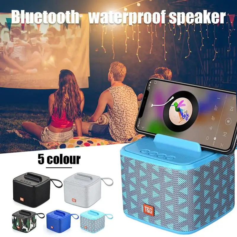 Bluetooth динамик с мобильный телефон функцией подставки куб две трубы высокое