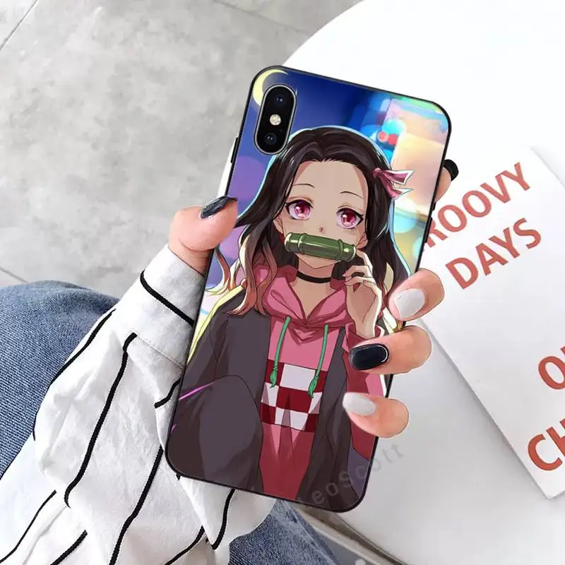 

Kimetsu no Yaiba Phone Case for iPhone 11 12 mini pro XS MAX 8 7 6 6S Plus X 5S SE 2020 XR