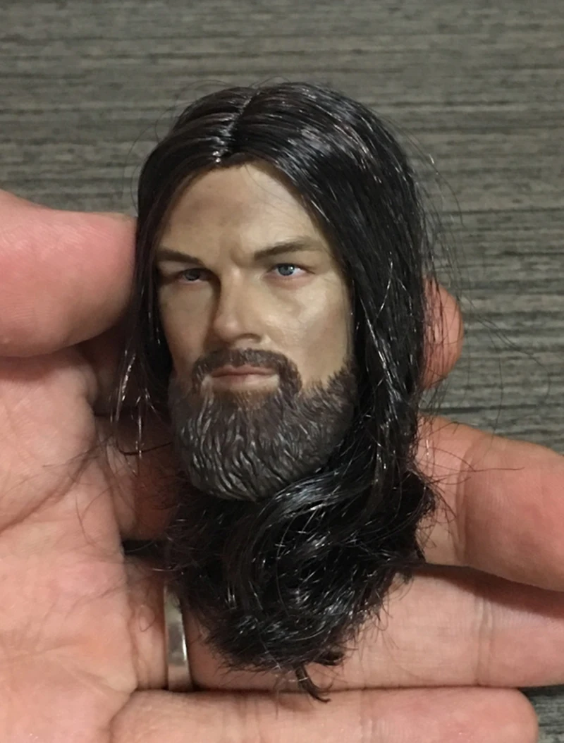 

In Stock 1/6 Scale Collectible The Revenant Leonardo DiCaprio Head Sculpt Carved Model for 12 inches Body