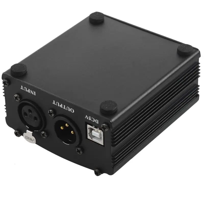 48V USB Phantom Питание Кабель микрофонный кабель для мини-микрофон конденсаторный