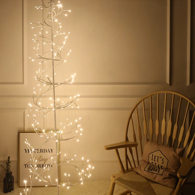 安い スパイラルランプツリー,春の木,ロマンチックな寝室のインテリアランプ