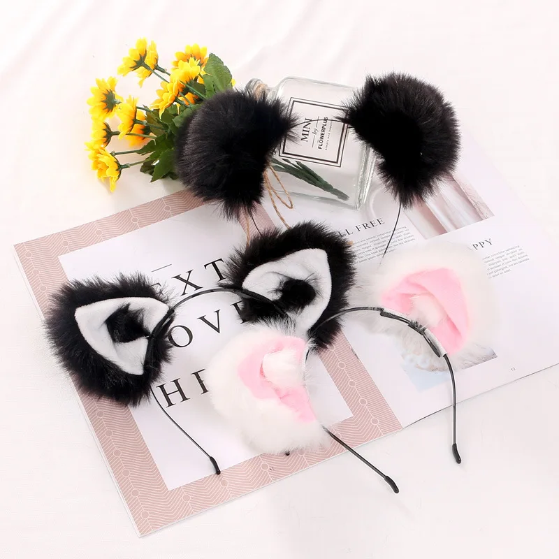 Повязка на голову с милыми кошачьими ушками и лисами Вечерние костюмы в стиле
