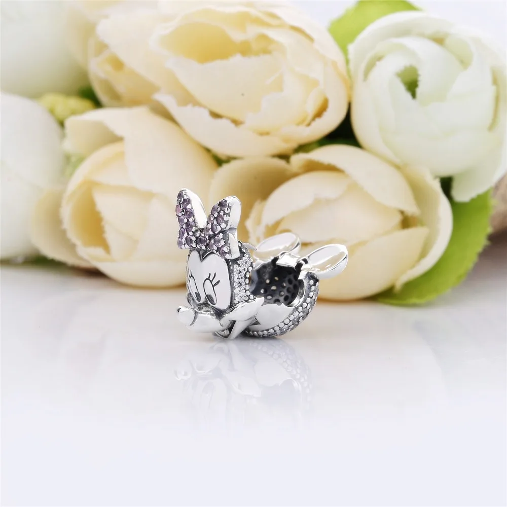 Moonmory 925 пробы серебряный мерцающий зажим для мальчиков и девочек клипса в виде