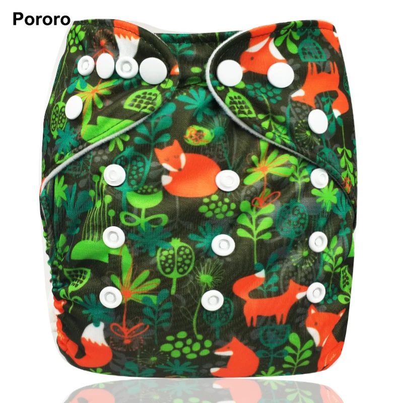 Pororo-pa&ntilde;al de Tela con estampado digital para beb&eacute;, 1 unidad, impermeable, talla &uacute;nica, reutilizable, precio al por mayor-0