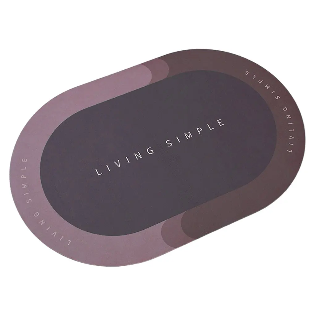 

Bath Mat Entrance Door Mat Super Absorbent Bathroom Mats Quick Drying Bathroom Carpet Modern Simple Non-Slip Floor Mats Home