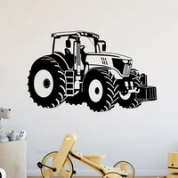 tractor wall stickers kids truck home decoration for baby bedroom nursery self adhesive wall decal school lovely murals ll2290