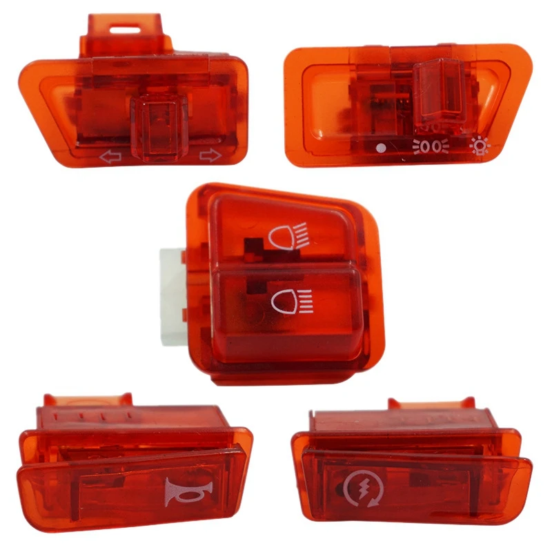 

Motorcycle Turn Signal Switch Far and Near Light Horn Button for Scooter GY6 50Cc 125Cc 150Cc Honda DIO AF17 AF18