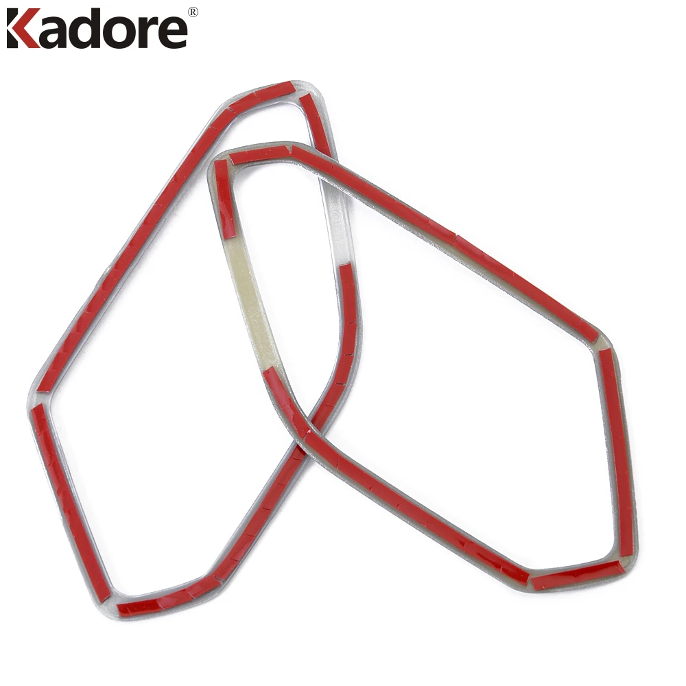 Матовая звуковая Крышка для внутренней боковой двери Volkswagen VW Tiguan 2017 2018 ABS декоративные аксессуары|Лепнина