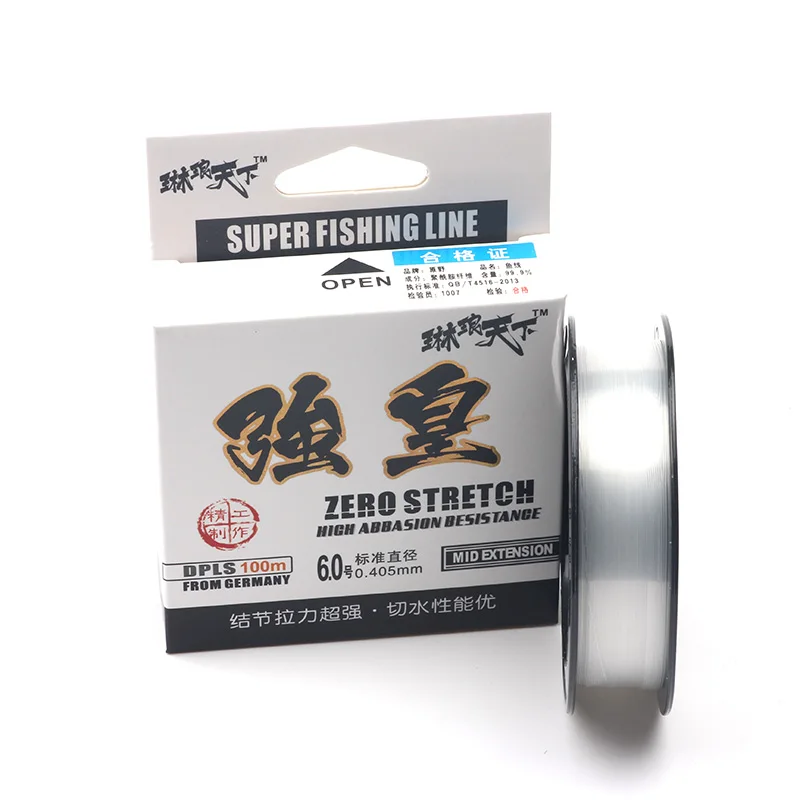 Rompin Новая высококачественная нейлоновая рыболовная леска 100 м фирменная