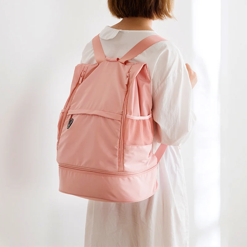 New Yoga Gym Backpack Women Fitness Shoes Pocket Dry Wet Handbag Sport Swimming Training Multifunctional Fashion City Travel Bag | Спорт и