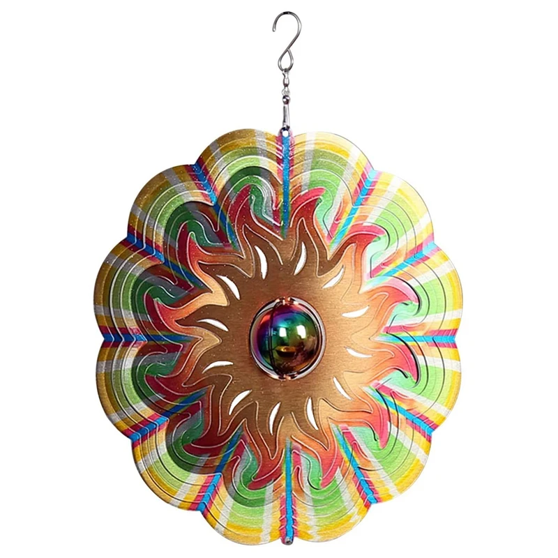 

Stainless Steel Wind Spinner- 3D Indoor Outdoor Garden Decoration Crafts Ornaments