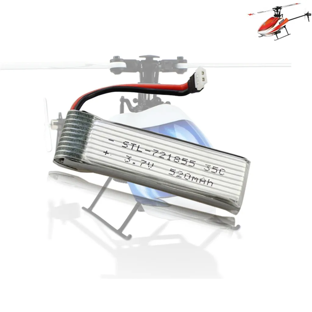3 7 V 520 мА/ч 35C Батарея части для WLTOYS V977 V966 V930 XK K110 RC модель дрона с дистанционным