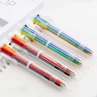 Ручка гелевая Zoecor, 0,5 мм, 6 цветов, многоцветная, шариковая
