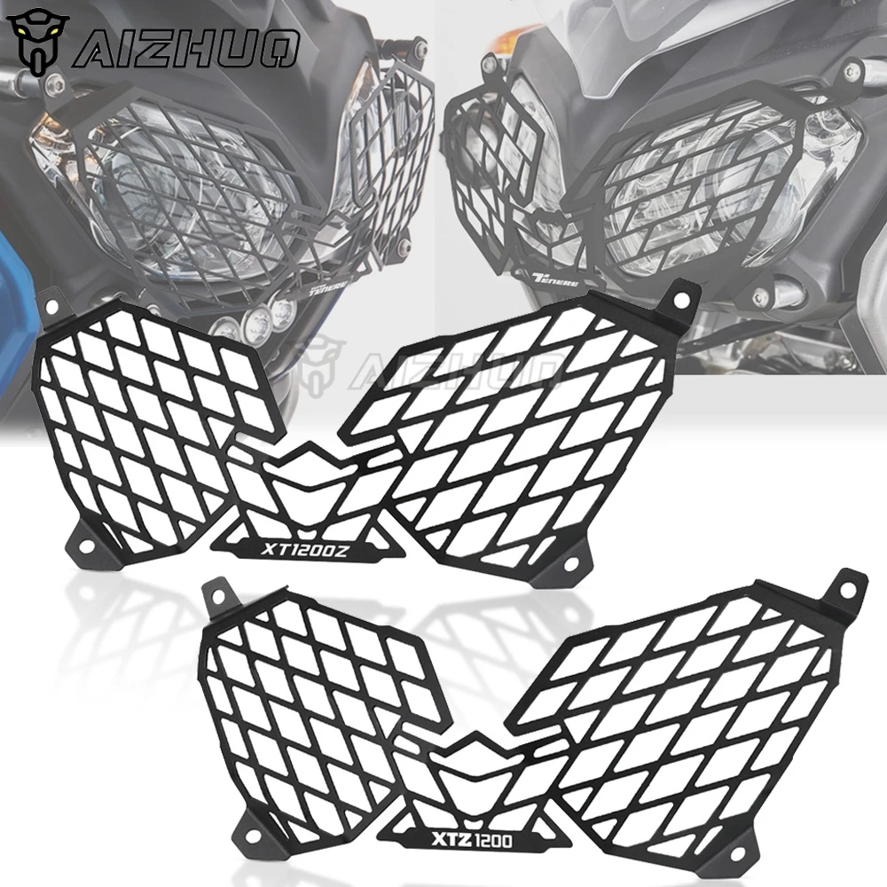 

FOR YAMAHA XT1200Z Super Tenere Motorcycle Headlight Head Lamp Grille Guard Cover Protector XTZ1200 SUPERTENERE 2010-2021 2020