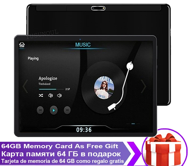 

Планшет android Dual Super 2.5D, 10 дюймов, IPS, 10,1 дюйма