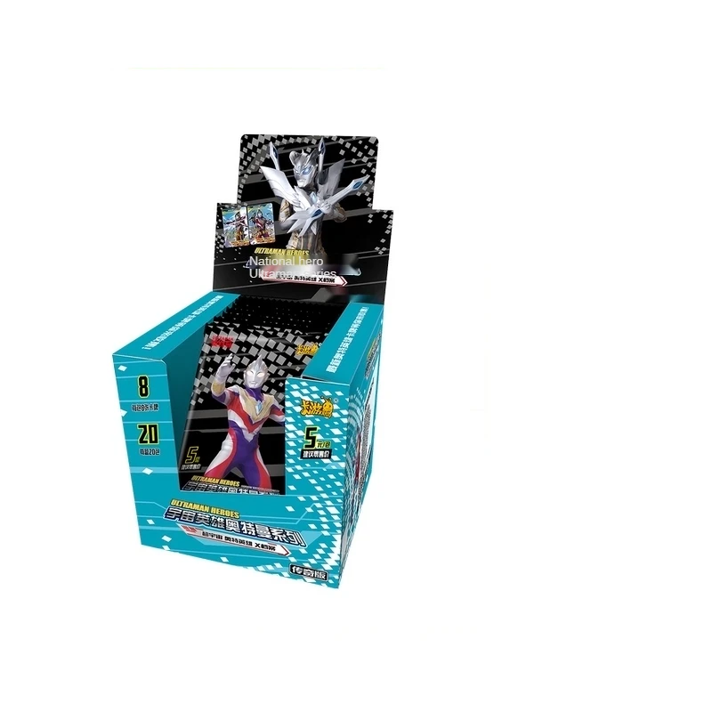 

2021 New Product Bandai Japanese Animation Ultraman Card Legend Edition 1 Box 160 Signature Cards UR Platinum Card Boy Toy