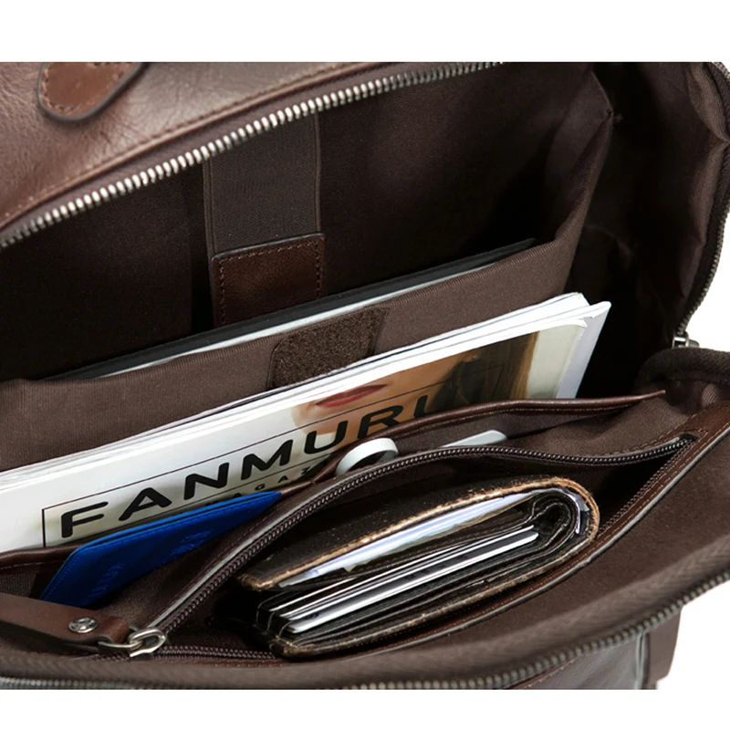 

AETOO Retro chest bag male leather soft large capacity sports shoulder bag casual leather large travel bag backpack