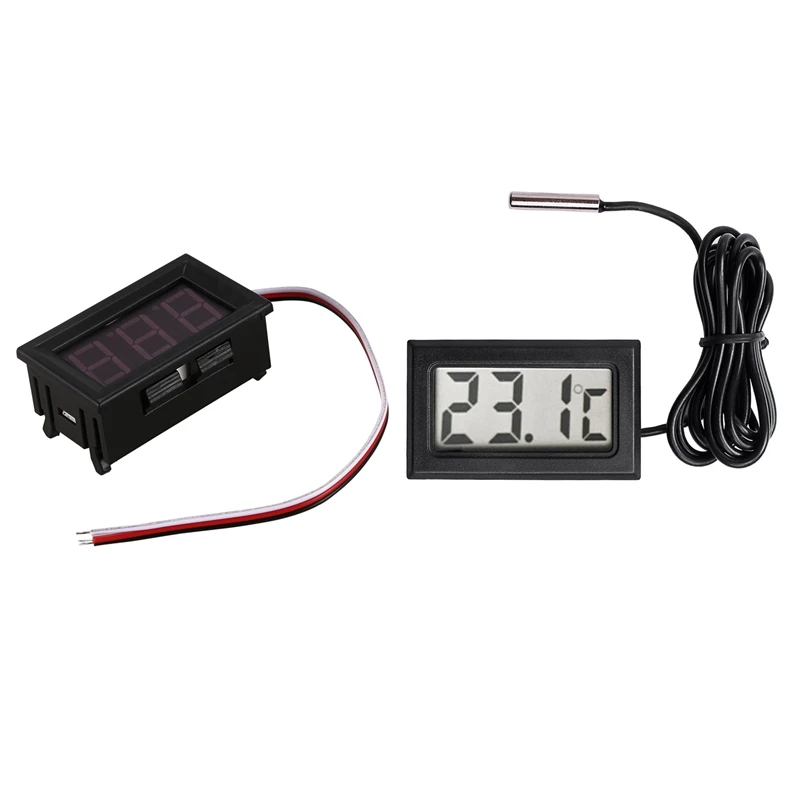 1 шт. Новый цифровой ЖК-термометр датчик температуры датчик-50 °C до + 110 диапазон и