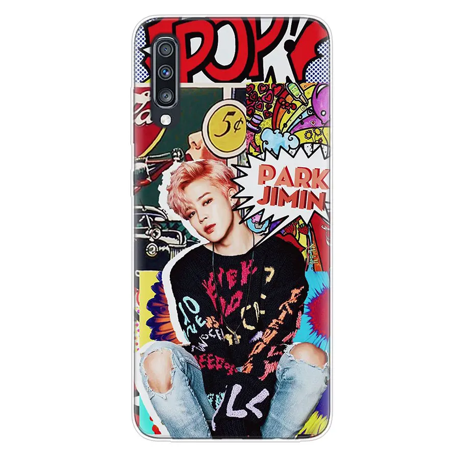 Kpop Park Ji Min JiMin чехол для Samsung Galaxy A51 A71 A50 A70 A20 A30 A40 A10 A20E J4 J6 A6 A8 A7 A9 2018 | Мобильные