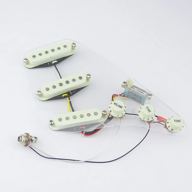 Загруженные Предварительно Проводные SSS Alnico V однокатушечные звукосниматели