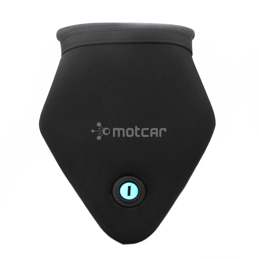 Черная накладка на заднее сиденье из искусственной кожи для мотоцикла с замком BMW