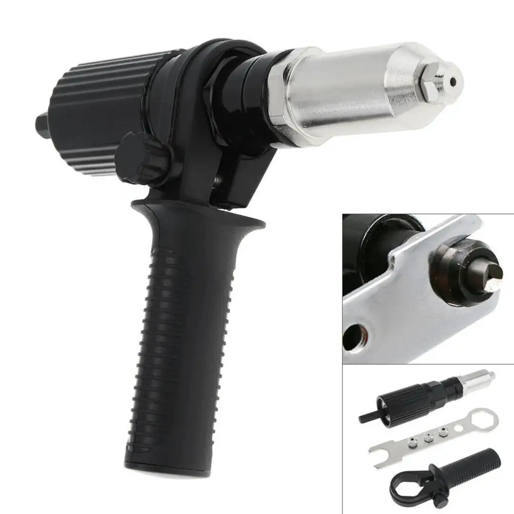 2.4mm To 4.8mm Electric Rivet Nut Gun Riveting Tool Cordless Riveting Drill Insert Nut Adaptor Drill AdapterInsert Nut Tool