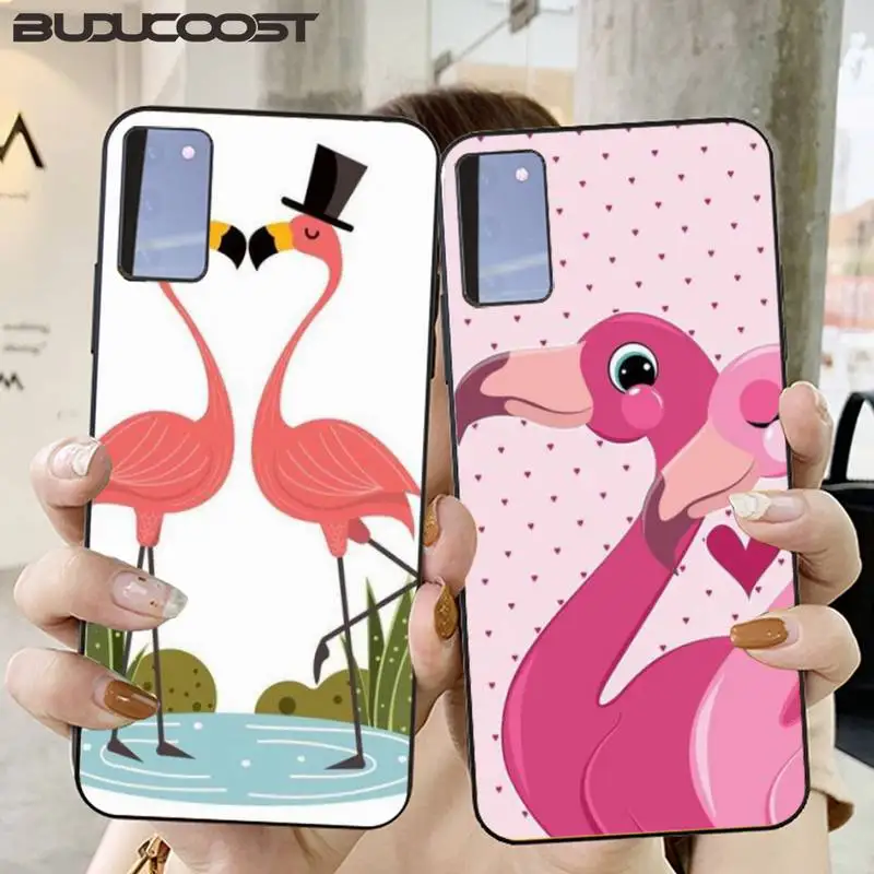 

Flamingo In Trend Style Shell Phone Case For Samsung Galaxy S6 7 8 9 10 20 S6 7 Edge Plus S9 10 Plus Elite S20 UITRA